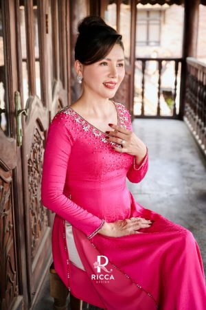 Áo dài Bà Sui RM17 3 ao dai thiet ke ba sui rm17 3