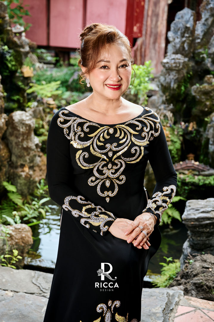 Chuyên cho thuê, may mua áo dài cô dâu, chú rể, áo dài mẹ sui ao dai thiet ke ba sui rm23 4
