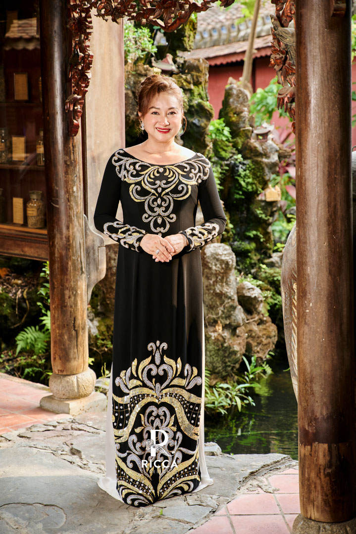 Chuyên cho thuê, may mua áo dài cô dâu, chú rể, áo dài mẹ sui ao dai thiet ke ba sui rm23
