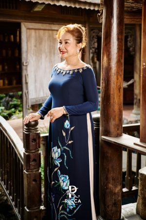 Áo dài Bà Sui RM27 2 ao dai thiet ke ba sui rm27 2