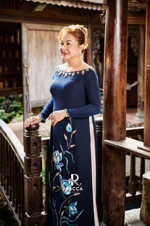 Áo dài Bà Sui RM27 3 ao dai thiet ke ba sui rm27