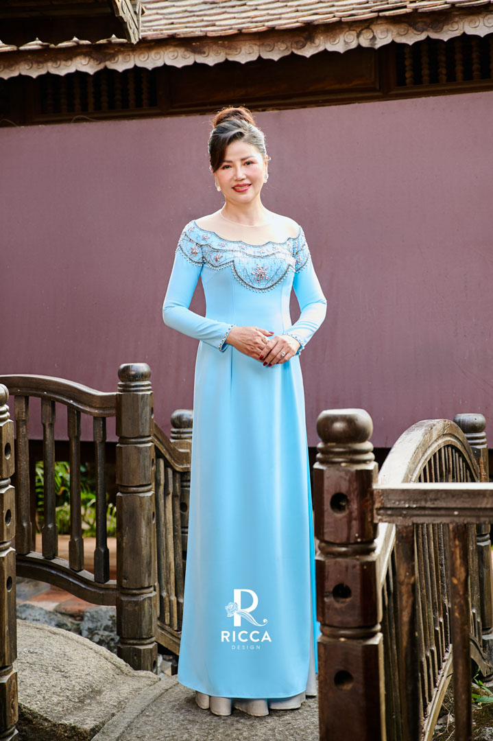 Chuyên cho thuê, may mua áo dài cô dâu, chú rể, áo dài mẹ sui ao dai thiet ke ba sui rm28