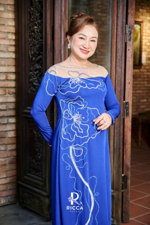Áo dài Bà Sui RM33 3 ao dai thiet ke ba sui rm33 3
