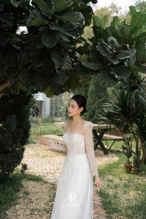 Áo Dài Cô Dâu RCD019 3 ao dai cach tan co dau rcd019 1