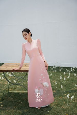 Áo Dài Cô Dâu RCD021 2 ao dai cach tan co dau rcd022