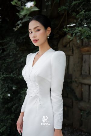 Áo Dài Cô Dâu RCD022 4 ao dai cach tan co dau rcd023 4