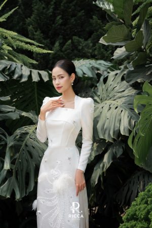 Áo Dài Cô Dâu RCD024 3 ao dai cach tan co dau rcd025 1