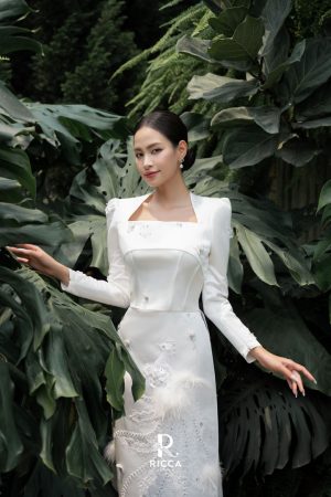 Áo Dài Cô Dâu RCD024 2 ao dai cach tan co dau rcd025 3