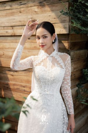 Áo Dài Cô Dâu RCD026 3 ao dai cach tan co dau rcd027