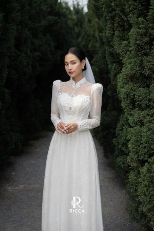 Áo Dài Cô Dâu RCD027 3 ao dai cach tan co dau rcd028 2