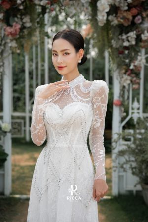 Áo Dài Cô Dâu RCD028 2 ao dai cach tan co dau rcd029 2