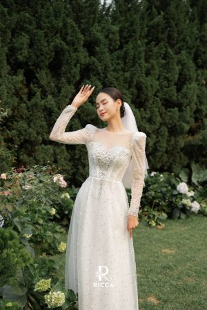 Áo Dài Cô Dâu RCD029 2 ao dai cach tan co dau rcd030 3