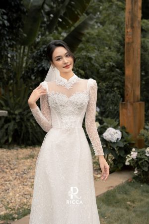 ao dai trang cach tan co dau rcd02 2
