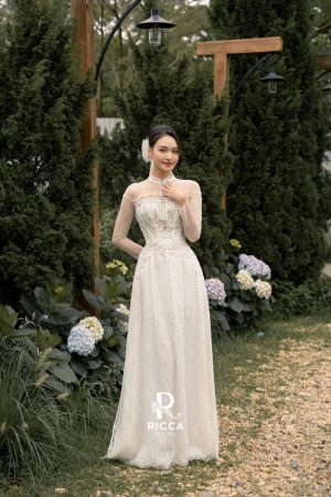 ao dai trang cach tan co dau rcd07 1