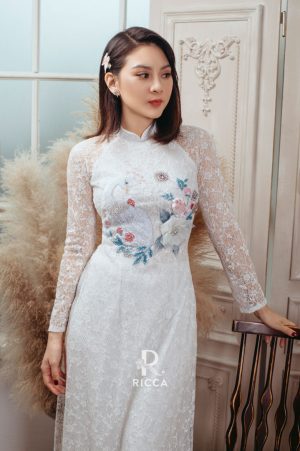 Áo Dài Cô Dâu RCD0122 2 NTC 8117