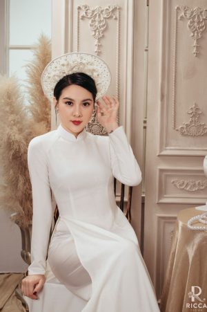 Áo Dài Cô Dâu RCD0141 4 NTC 8766