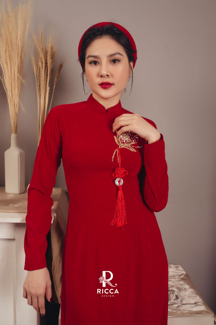 Chuyên cho thuê, may mua áo dài cô dâu, chú rể, áo dài mẹ sui NTC 8811